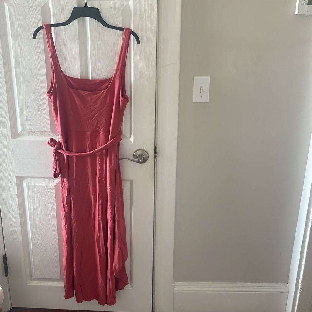 Wilfred Saturn wrap midi dress